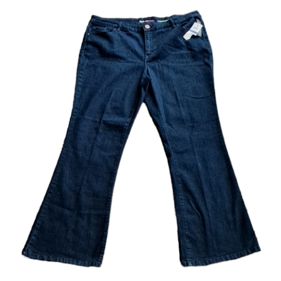 Style & Co Denim - STYLE & CO. DENIM FLARE LEG STRETCH DENIM JEANS 18 SHORT.